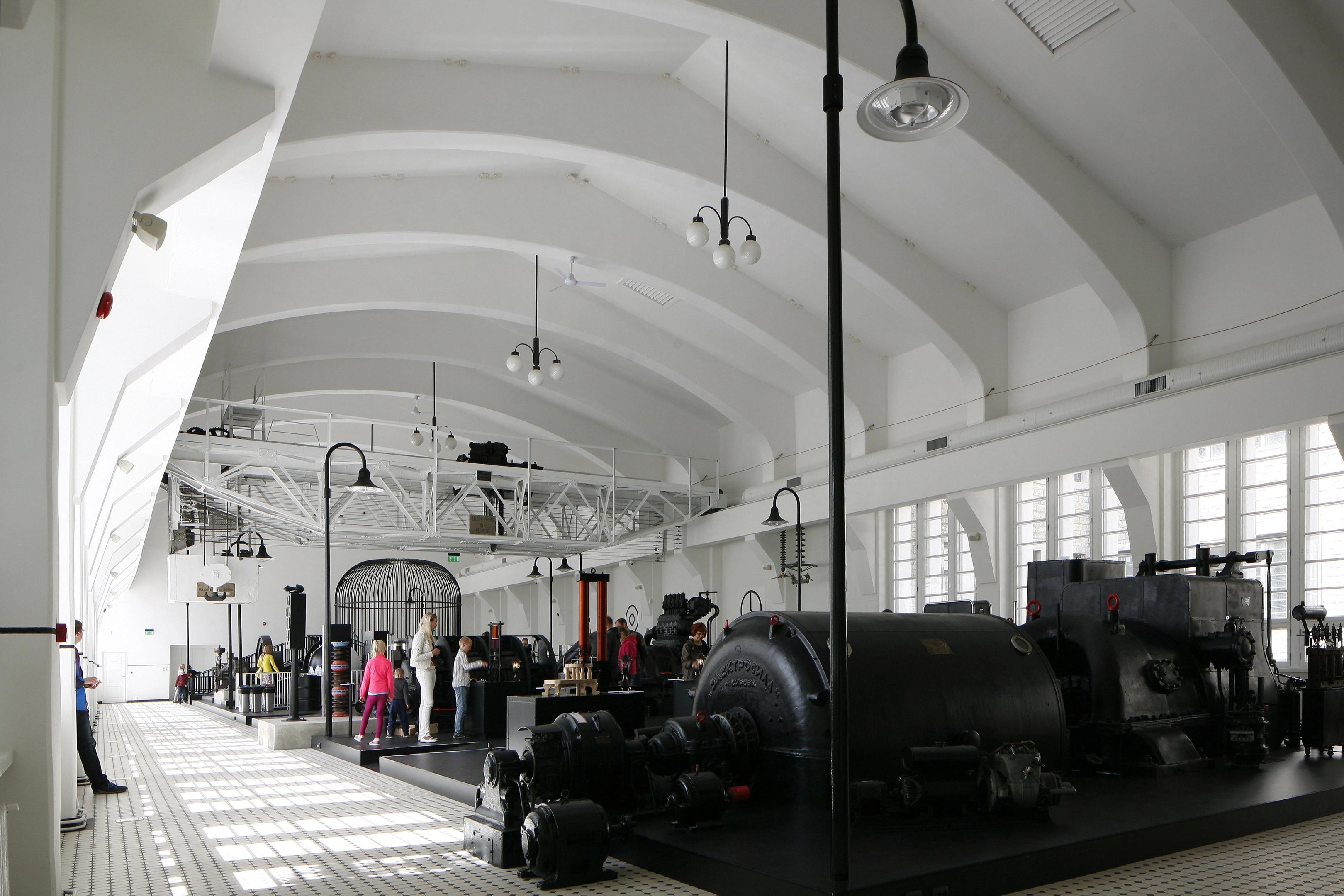 Turbin hall in Energy Discovery Centre
